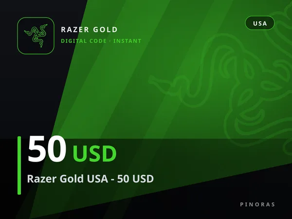 Razer Gold USA - 50 USD