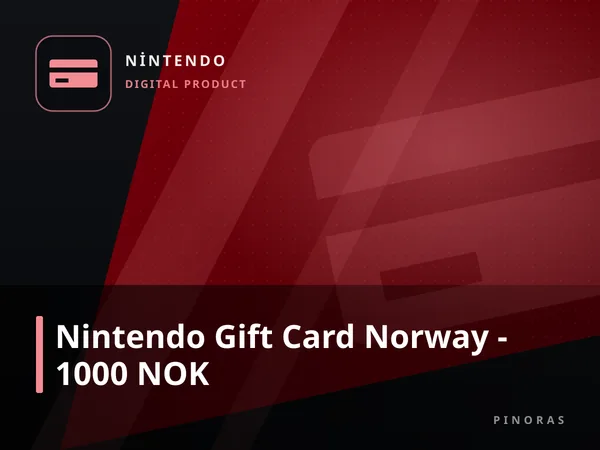 Nintendo Gift Card Norway - 1000 NOK