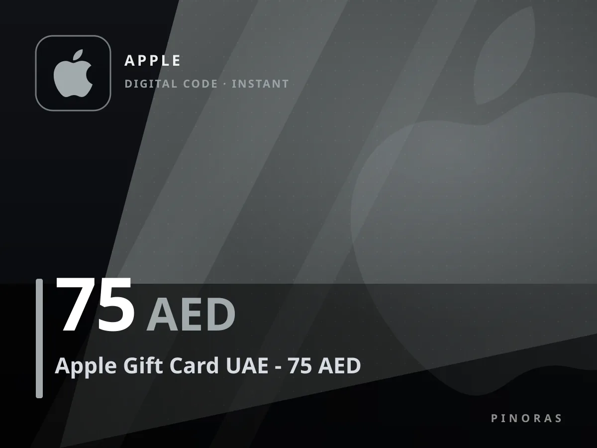 Apple Gift Card UAE - 75 AED — Pinoras