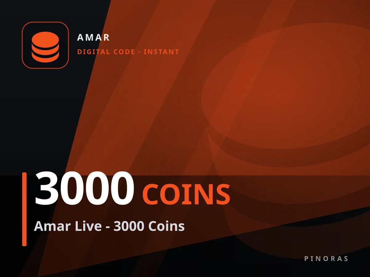Amar Live - 3000 Coins — Pinoras