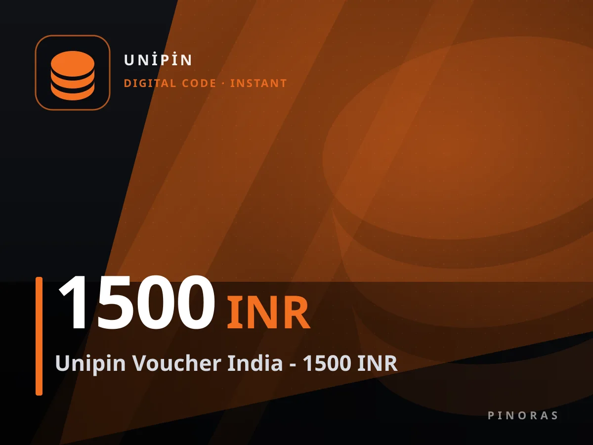 Unipin Voucher India - 1500 INR — Pinoras