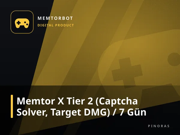 Memtor X Tier 2 (Captcha Solver, Target DMG) / 7 Gün