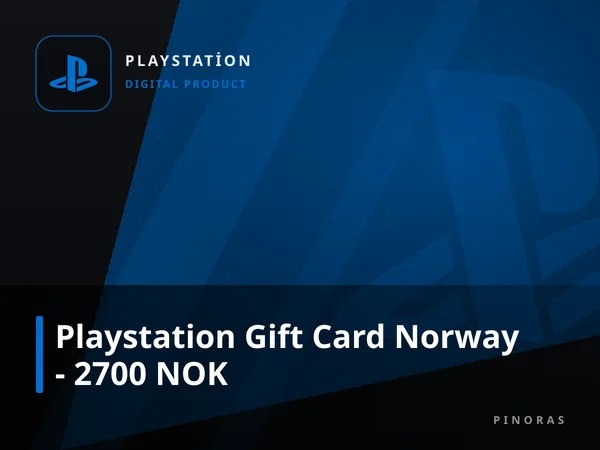 Playstation Gift Card Norway - 2700 NOK