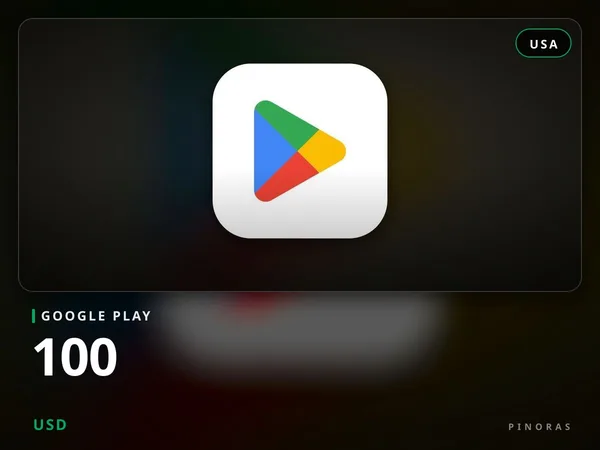Google Play USA - 100 USD