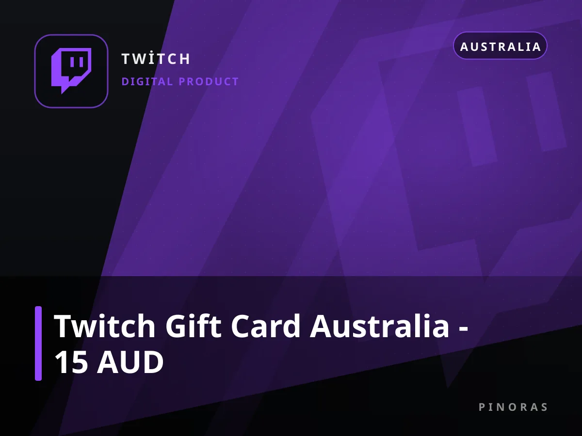 Twitch Gift Card Australia - 15 AUD — Pinoras