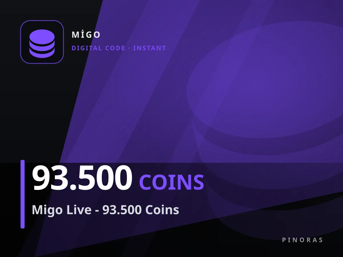 Migo Live - 93.500 Coins — Pinoras