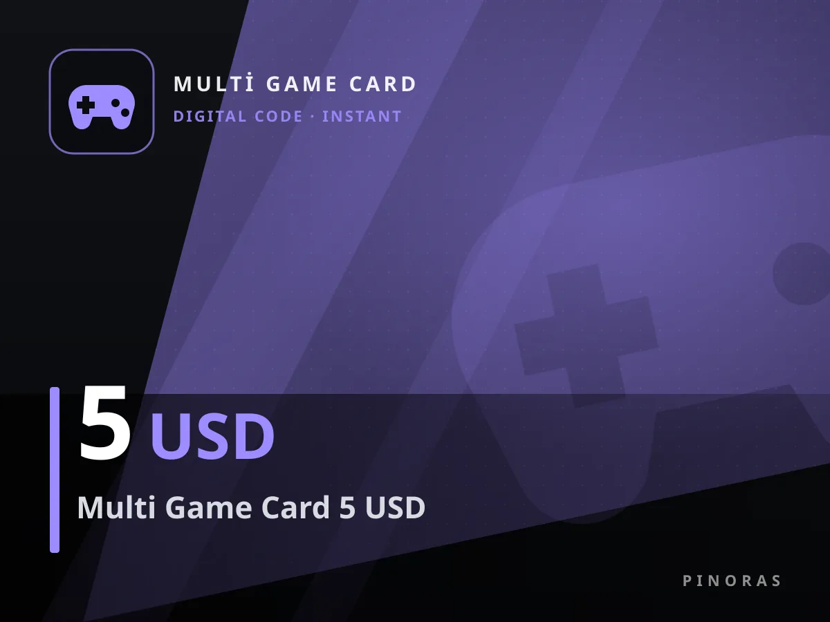 Multi Game Card 5 USD — Pinoras