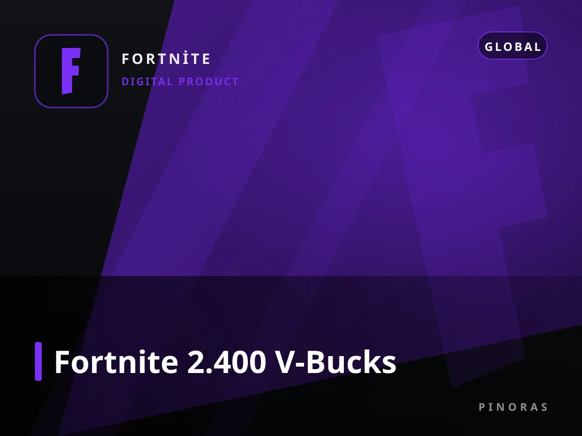 Fortnite 2.400 V-Bucks — Pinoras