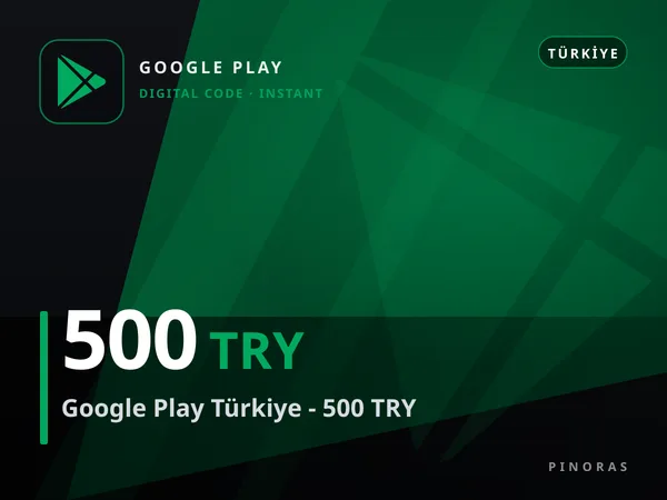 Google Play Türkiye - 500 TRY