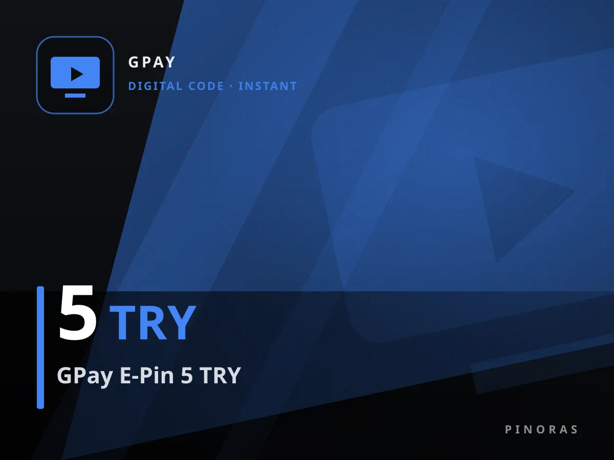 GPay E-Pin 5 TRY — Pinoras