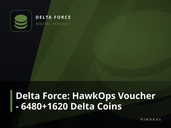 Delta Force: HawkOps Voucher - 6480+1620 Delta Coins