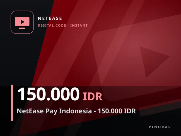 NetEase Pay Indonesia - 150.000 IDR