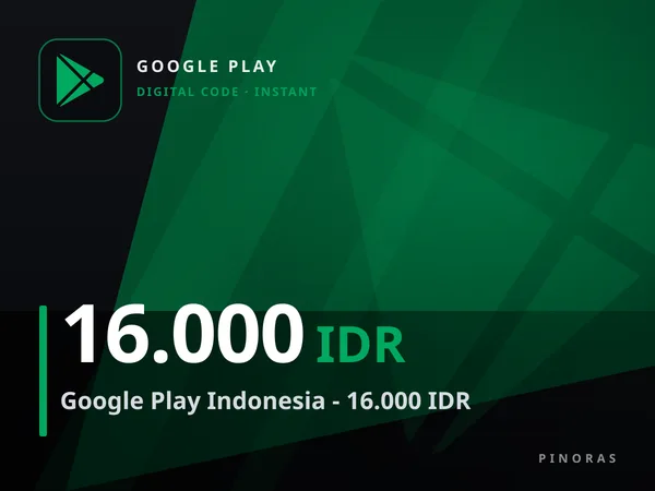 Google Play Indonesia - 16.000 IDR