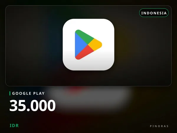 Google Play Indonesia - 35.000 IDR