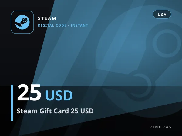 Steam Gift Card 25 USD