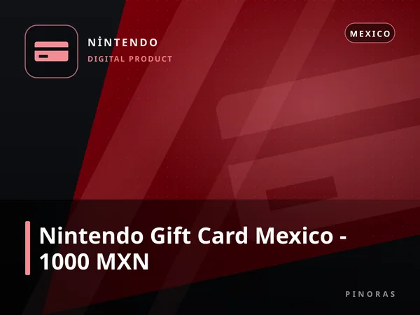 Nintendo Gift Card Mexico - 1000 MXN