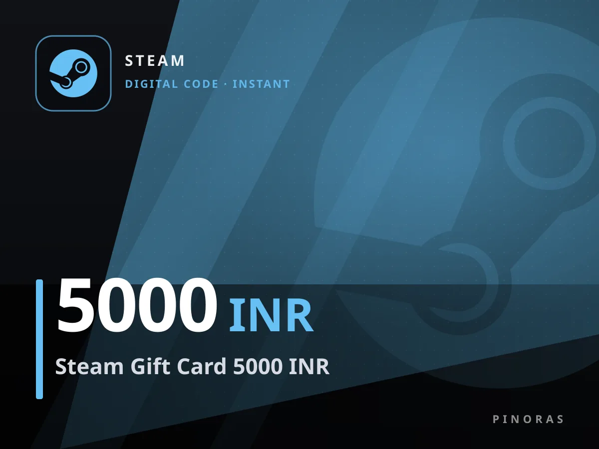 Steam Gift Card 5000 INR — Pinoras