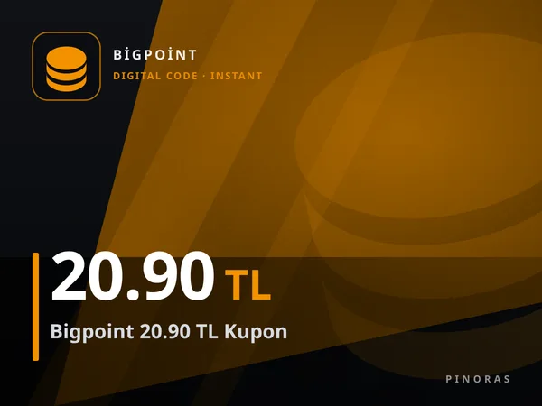 Bigpoint 20.90 TL Kupon