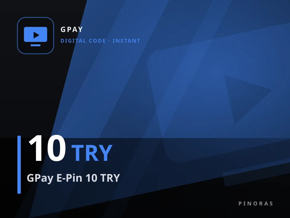 GPay E-Pin 10 TRY — Pinoras