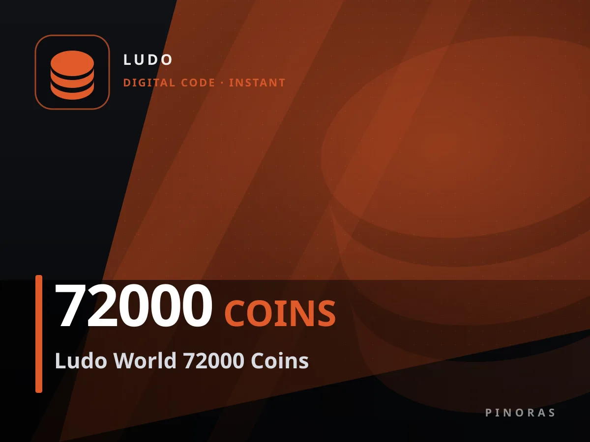 Ludo World 72000 Coins — Pinoras