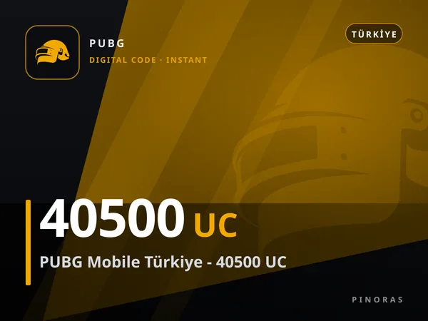 PUBG Mobile Türkiye - 40500 UC