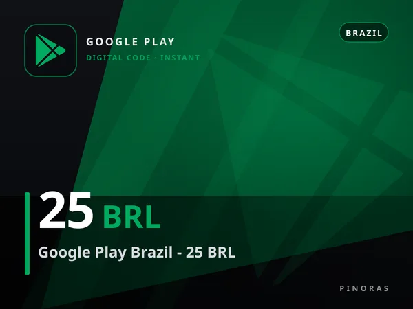Google Play Brazil - 25 BRL