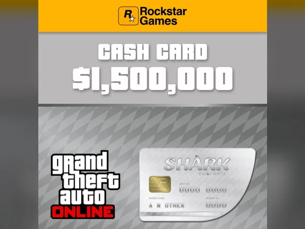 Grand Theft Auto Online - $1,500,000 Great White Shark Cash Card PC - Rockstar