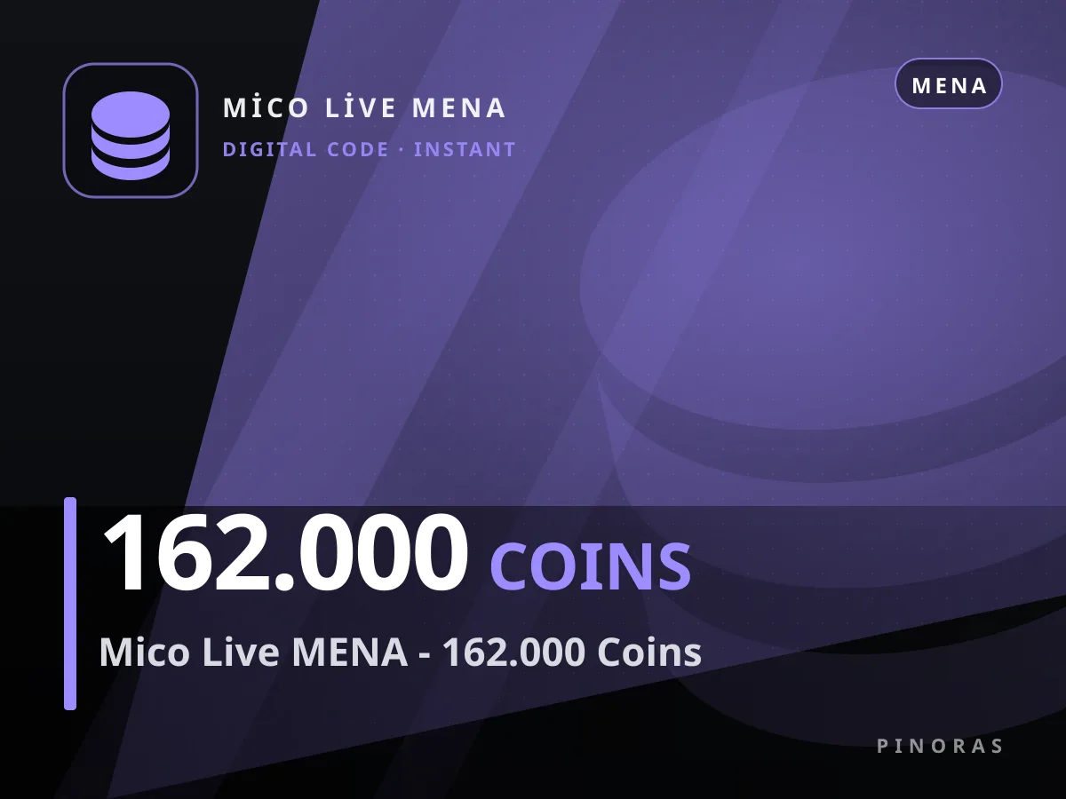 Mico Live MENA - 162.000 Coins — Pinoras