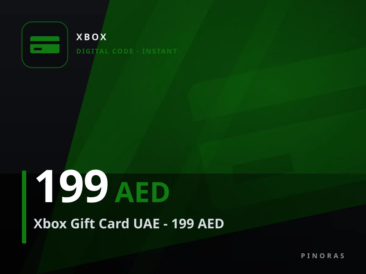Xbox Gift Card UAE - 199 AED — Pinoras