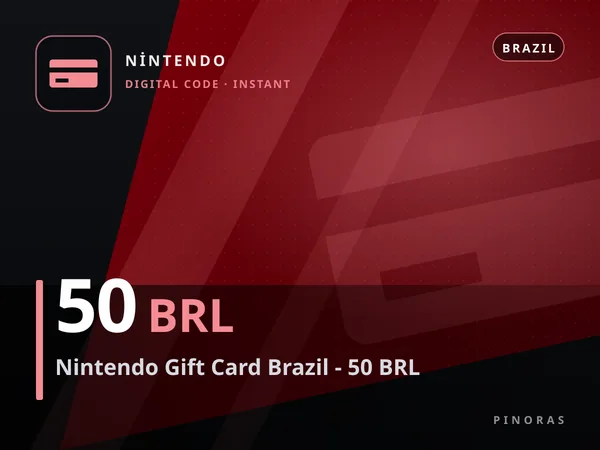 Nintendo Gift Card Brazil - 50 BRL
