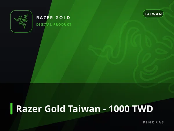 Razer Gold Taiwan - 1000 TWD