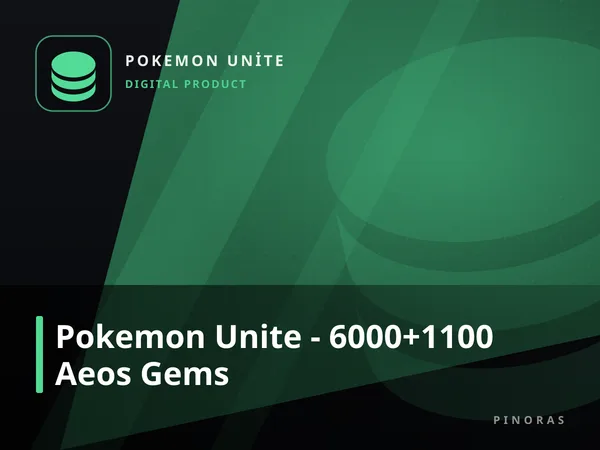 Pokemon Unite - 6000+1100 Aeos Gems