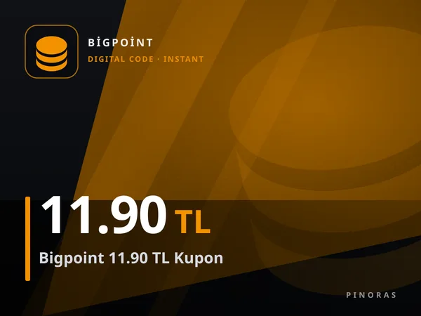 Bigpoint 11.90 TL Kupon