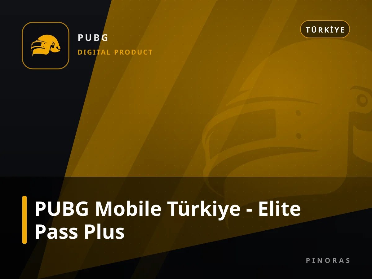 PUBG Mobile Türkiye - Elite Pass Plus — Pinoras