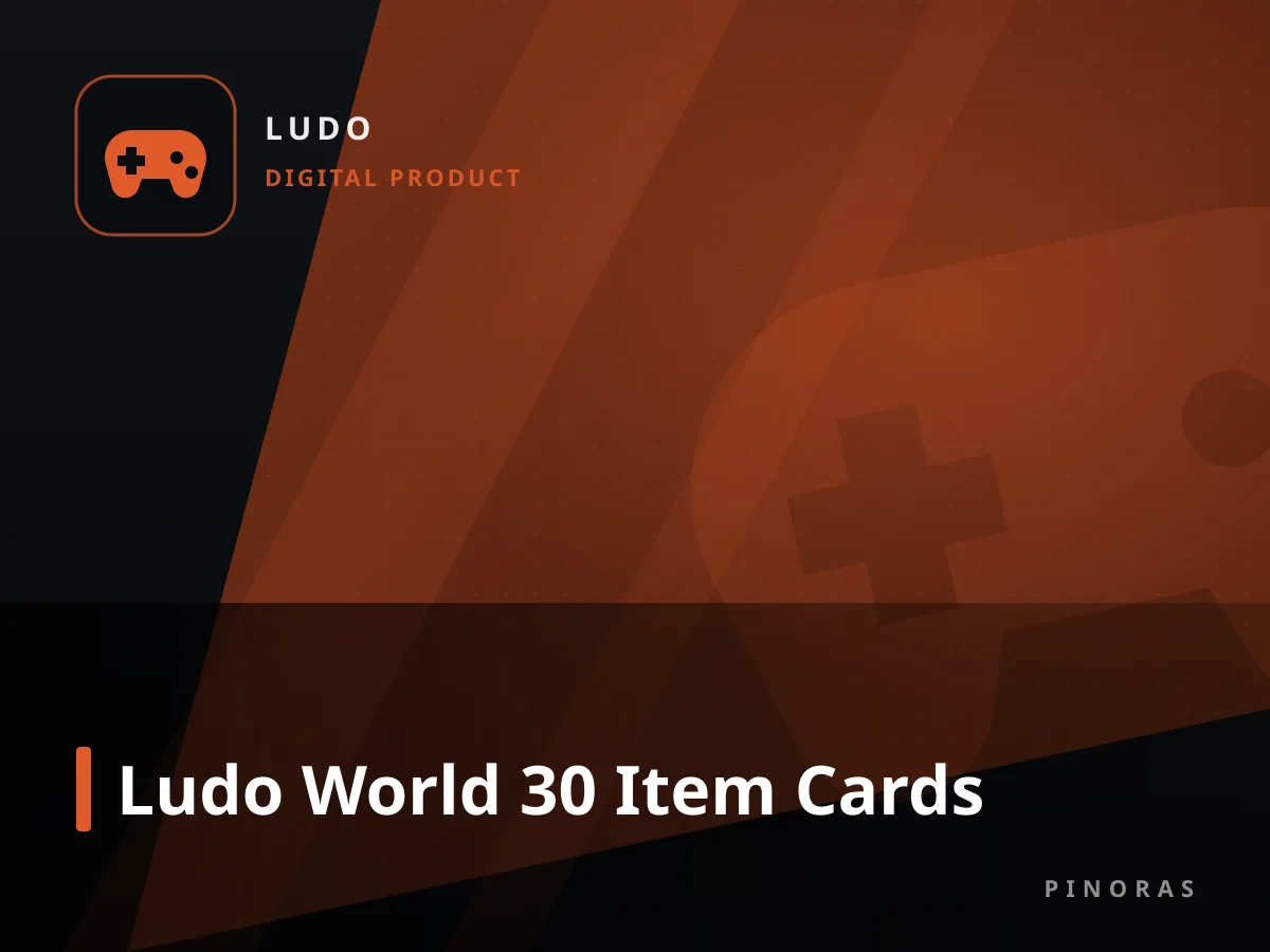 Ludo World 30 Item Cards — Pinoras