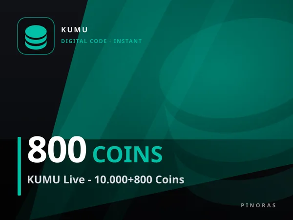 KUMU Live - 10.000+800 Coins