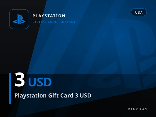 Playstation Gift Card 3 USD