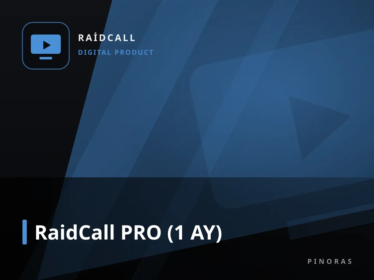 RaidCall PRO (1 AY) — Pinoras