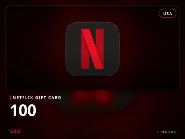Netflix Gift Card USA - 100 USD