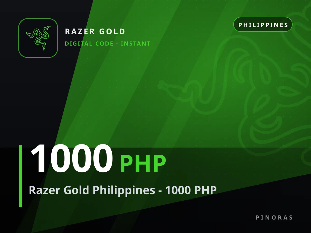 Razer Gold Philippines - 1000 PHP — Pinoras