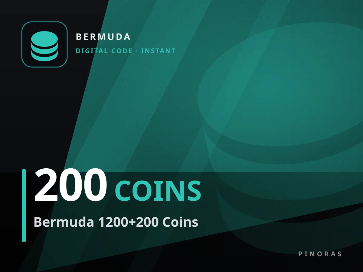 Bermuda 1200+200 Coins — Pinoras