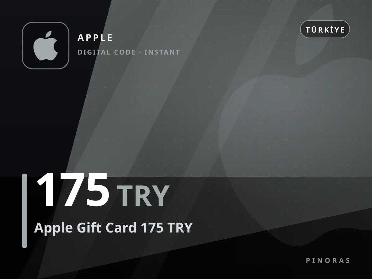 Apple Gift Card 175 TRY — Pinoras