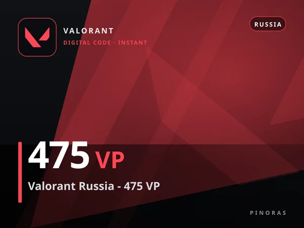 Valorant Russia - 475 VP