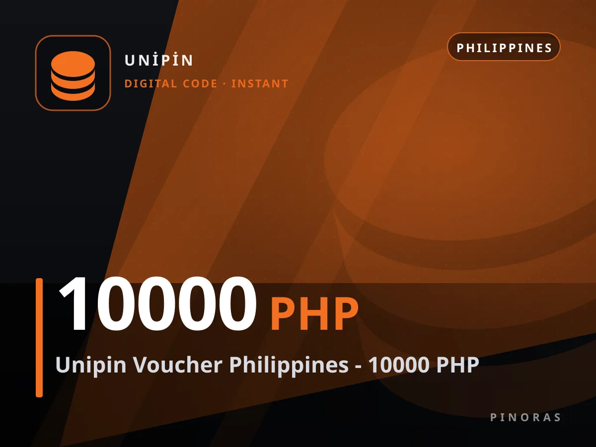 Unipin Voucher Philippines - 10000 PHP — Pinoras
