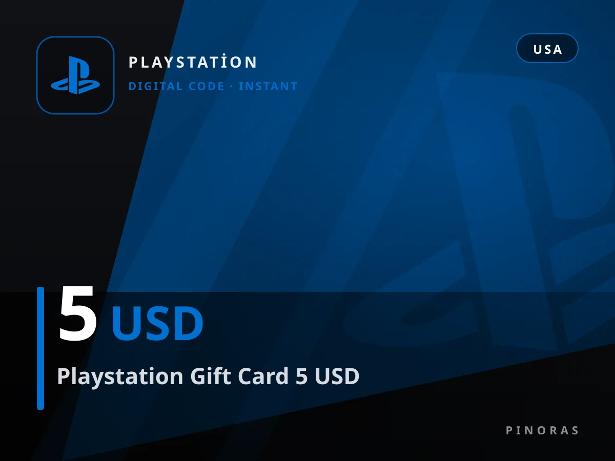 Playstation Gift Card 5 USD — Pinoras