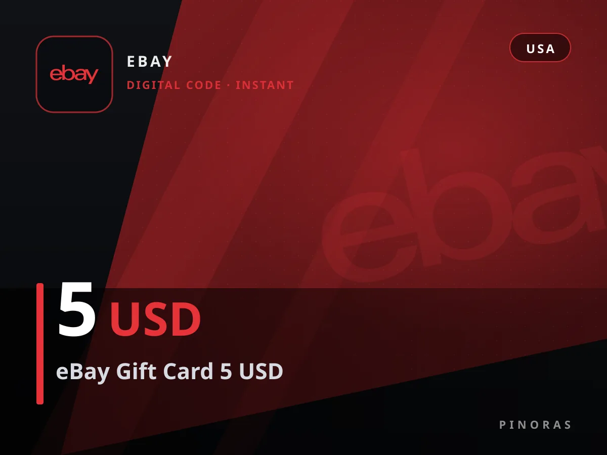 eBay Gift Card 5 USD — Pinoras