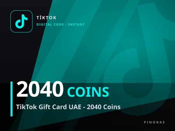 TikTok Gift Card UAE - 2040 Coins