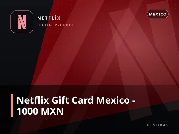 Netflix Gift Card Mexico - 1000 MXN