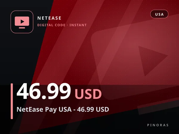 NetEase Pay USA - 46.99 USD