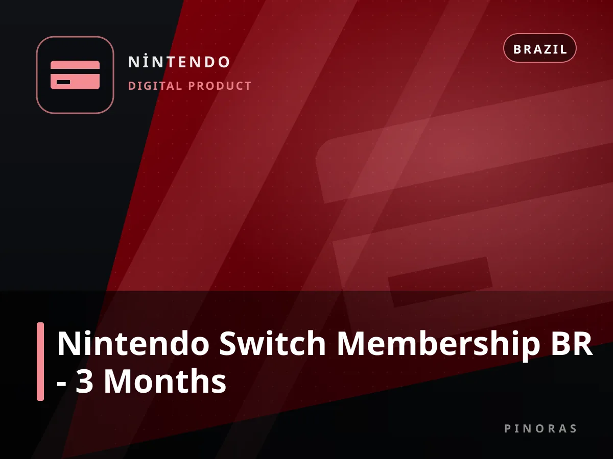 Nintendo Switch Membership BR - 3 Months — Pinoras